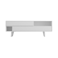 میز تلویزیون سفید مینیمال ام دی اف مدل T.S0015