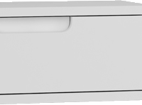 شلف دیواری ام دی اف سفید با روکش ضد خش مدل S.H0016