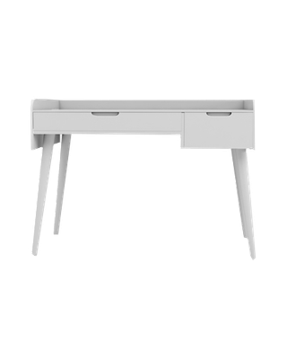 میز تحریر سفید ام دی اف مینیمال مدل D.0011
