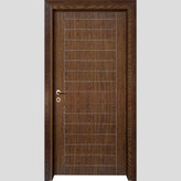 درب داخلی اتاقی MDF (ام دی اف) 8 میلیمتر طرح CNC با روکش PVC کد 122