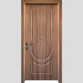 درب داخلی اتاقی MDF (ام دی اف) 8 میلیمتر طرح CNC با روکش PVC کد 123