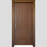 درب داخلی اتاقی MDF (ام دی اف) 8 میلیمتر طرح CNC با روکش PVC کد 124