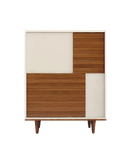 جاکفشی سفید قهوه ای ام دی اف ضدخش مدل S.R001