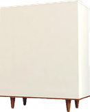 جاکفشی سفید قهوه ای ام دی اف ضدخش مدل S.R001