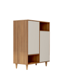 جاکفشی سفید قهوه ای ام دی اف با مقاومت بالا مدل S.R006