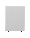 جاکفشی ام دی اف سفید با روکش مقاوم و ضد خش مدل S.R009