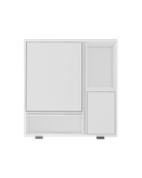 جاکفشی مینیمال ام دی اف سفید ضد خش مدل S.R0010