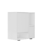 جاکفشی مینیمال ام دی اف سفید ضد خش مدل S.R0010