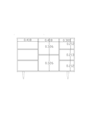 کنسول سفید قهوه ای ام دی اف دارای سه باکس مدل CO.003
