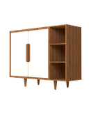 کنسول سفید قهوه ای ام دی اف دارای سه باکس مدل CO.003