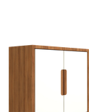 کنسول سفید قهوه ای ام دی اف دارای سه باکس مدل CO.003