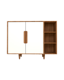 کنسول سفید قهوه ای ام دی اف دارای سه باکس مدل CO.003