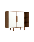 کنسول سفید قهوه ای ام دی اف دارای سه باکس مدل CO.003