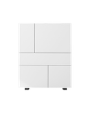 جاکفشی تمام ام دی اف سفید مدل S.R0013