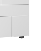 جاکفشی تمام ام دی اف سفید مدل S.R0013