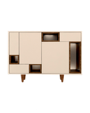 کنسول سفید قهوه ای ام دی اف دارای چهار باکس مدل CO.002