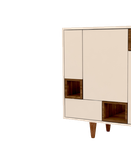 کنسول سفید قهوه ای ام دی اف دارای چهار باکس مدل CO.002