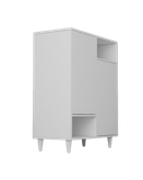 جاکفشی ام دی اف سفید با روکش مقاوم مدل S.R0014