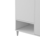 جاکفشی ام دی اف سفید با روکش مقاوم مدل S.R0014