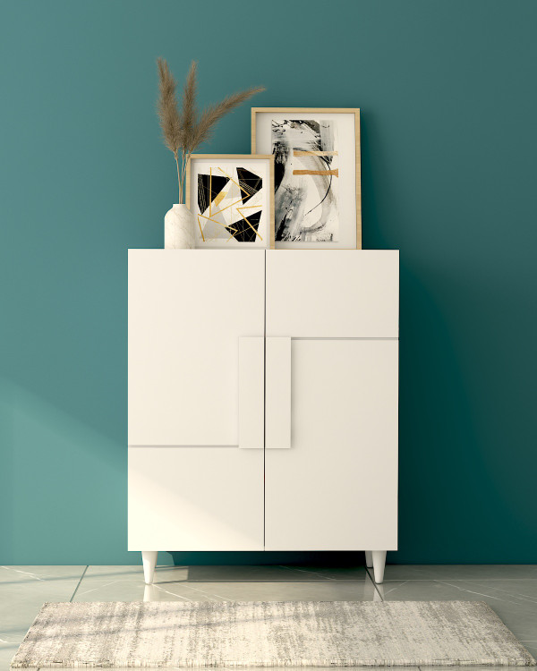 جاکفشی سفید ام دی اف ضدخش با مقاومت بالا مدل S.R0015