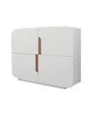 کنسول سفید قهوه ای ام دی اف با روکش ضدخش مدل CO.0017