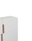 کنسول سفید قهوه ای ام دی اف با روکش ضدخش مدل CO.0017