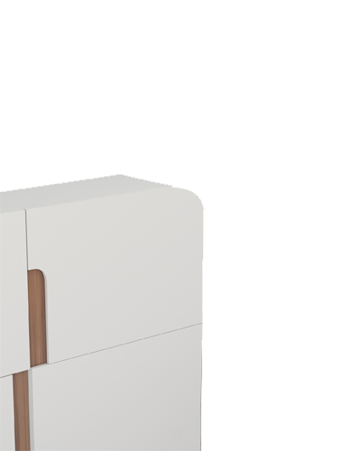 کنسول سفید قهوه ای ام دی اف با روکش ضدخش مدل CO.0017