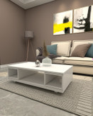 میز جلو مبلی سفید مناسب سبک های مدرن مدل C.T009