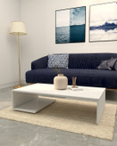 میز جلو مبلی سفیدبا روکش ضدخش مدل C.T0010