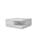 میز جلو مبلی سفید مینیمال دارای روکش ضد خش مدل C.T0014