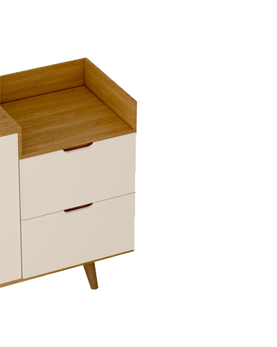 کنسول سفید قهوه ای ام دی اف با مقاومت بالا مدل CO.004