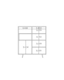 کنسول سفید قهوه ای ام دی اف با روکش ضدخش مدل CO.005