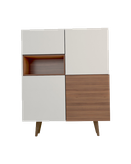 کنسول سفید قهوه ای ام دی اف با روکش ضدخش مدل CO.005