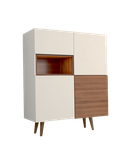 کنسول سفید قهوه ای ام دی اف با روکش ضدخش مدل CO.005