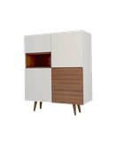 کنسول سفید قهوه ای ام دی اف با روکش ضدخش مدل CO.005