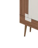 کنسول تمام ام دی اف طوسی قهوه ای مدل CO.008
