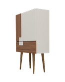 کنسول تمام ام دی اف طوسی قهوه ای مدل CO.008