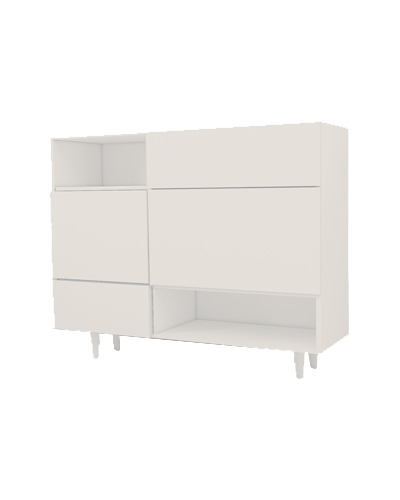 کنسول مینیمال سفید دارای روکش مقاوم مدل CO.009