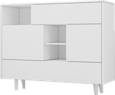 کنسول ام دی اف مینیمال سفید با روکش ضدخش CO.0011