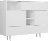 کنسول ام دی اف مینیمال سفید با روکش ضدخش CO.0011