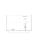 کنسول ام دی اف با درب مگنتی مجزا مدل CO.0012