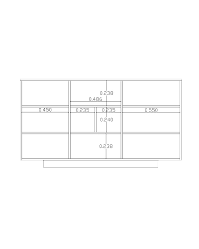 کنسول ام دی اف با کیفیت و دانسیته بالا مدل CO.0013