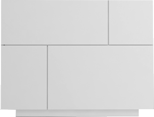 کنسول ام دی اف سفید با روکش ضدخش مدل CO.0014