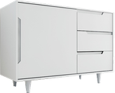 کنسول ام دی اف سفید با روکش مقاوم مدل CO.0015