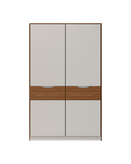 کمد سفید قهوه ای ام دی اف ضدخش مدل C.L003