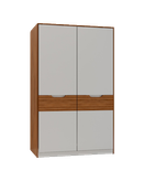 کمد سفید قهوه ای ام دی اف ضدخش مدل C.L003