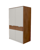 کمد سفید قهوه ای ام دی اف ضدخش مدل C.L003