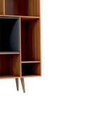 کتابخانه طوسی قهوه ای ام دی اف با کیفیت عالی مدل L.005