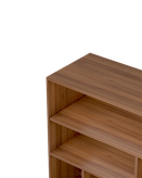 کتابخانه ام دی اف قهوه ای با روکش ضدخش مدل L.006