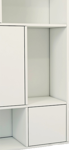 کتابخانه ام دی اف مینیمال با روکش ضدخش مدل L.009